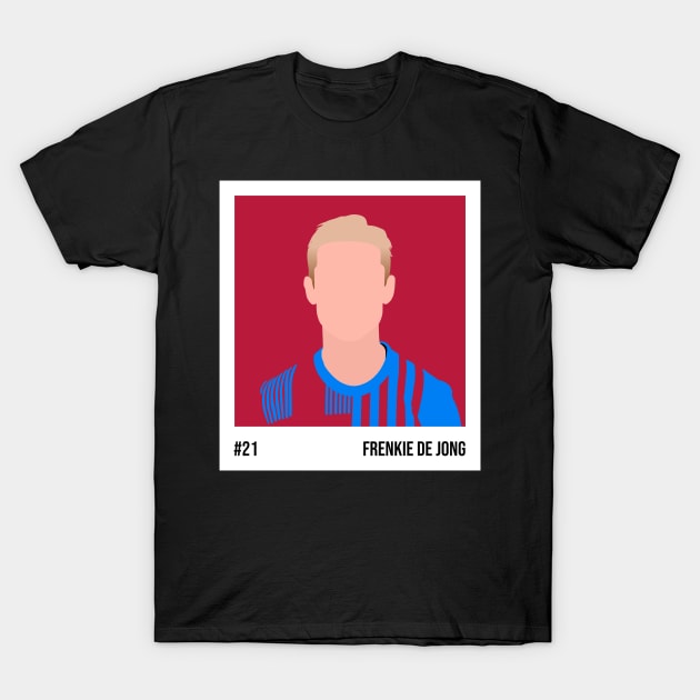 Frenkie de Jong Minimalistic Camera Film T-Shirt by GotchaFace